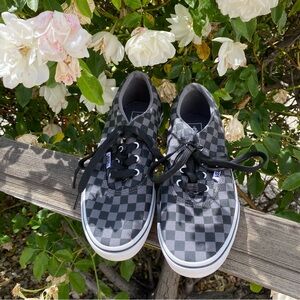 Vans checkered shoes